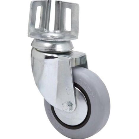 rueda giratora pletina angular 16bh60cp-pgia poliamix-goma gris eje liso