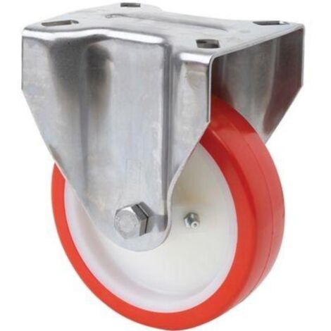 rueda fija inox.17zvi100-po nylon blanco-poliur.rojo eje liso (1/2)