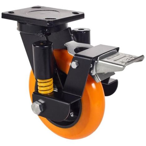 rueda giratora placa fr.10hlsefn150-huab suspension poliur.naranja bol.balona (1/2)