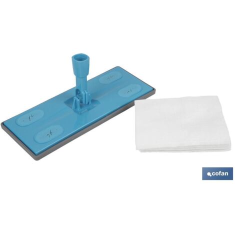 COFAN mopa atrapapolvo + 10 recambios de mopa , Mopa atrapapolvo multiusos, un producto diseñado para atrapar la suciedad y el polvo de manera eficiente. Esta mopa es ideal para qu (1/4)