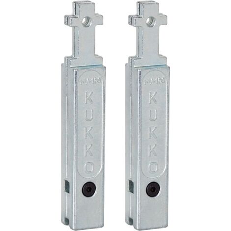 KUKKO 1-V-100-P JUEGO DE 2 EXTENSIONES PARA PATAS DE EXTRACTORES DE RODAMIENTOS 20-1/20-10 (LARGO 100 MM) ALCANCE (mm) 100