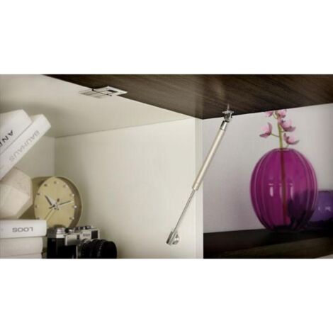 Compás ascendente para puertas 244mm – Fuerza 140N – Acabado gris – Control suave y silencioso (1/2)