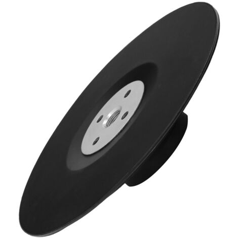 plato amoladora nylon ø 178 mm. con rosca m14. disco plástico para bonete (1/5)