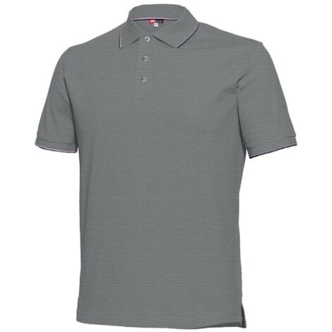 STARTER polo portofino 8189 gris t-xxl , Polo modelo Portofino Gris Talla M Starter Polo en algodón elástico con detalle en contraste en las mangas y cuello Tela que absorb