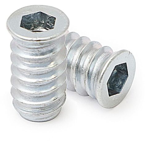 tuerca embutir con cabeza allen m6/m8 zincado alk metrica m-8 largo 20mm