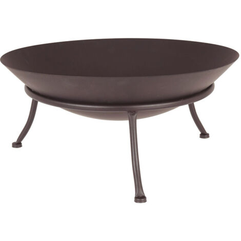 Brasero de metal resistente con soporte estable de 3 patas – Altura 14,5 cm – Ideal para asados en exteriores (1/2)