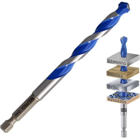 Broca Universal Hexagonal Ø 10,0 mm. (Blister 1 pieza) (1/5)
