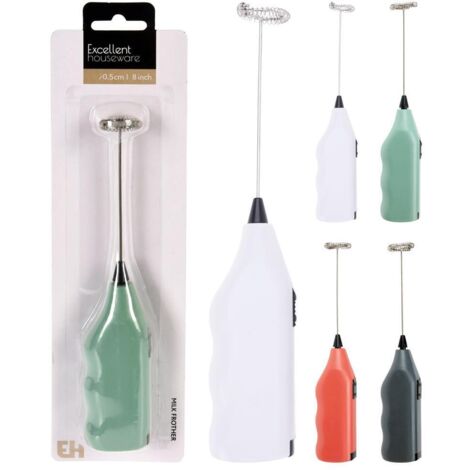 EXCELLENT batidor capuchino surtido , Batidor capuchino. -Marca: Excellent. -Colores surtidos. -Para dar a las bebidas calientes un toque final profesional este batidor mini servir