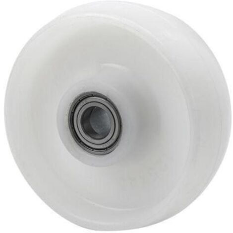Rueda transpaleta rodillo nylon 200x50 mm 750 Kg  Blanco