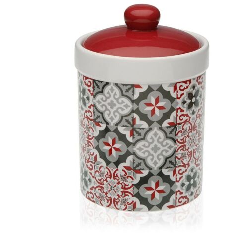 TARRO GALLETAS PORCELANA HIDRA 12x12x17,1 CM VERSA
