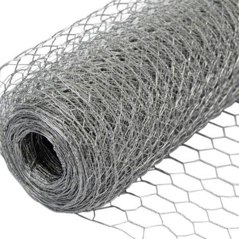 WURKO enrejado 31x06 100 cm triple torsion galv rollo 50m , Enrejado de triple torsión, galvanizado Tamaño: 31 x 0,6 mm Rollo de 50 m 100 cm de alto Medidas del hex (1/3)