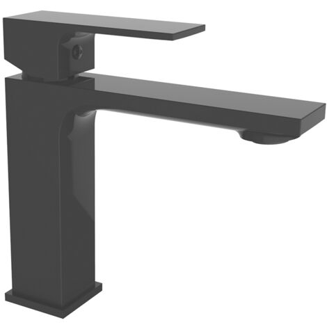 GRIFERIAS CLEVER monomando lavabo saona slim 115 negro 61176 clever (1/2)