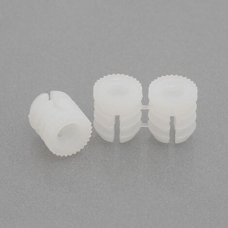 tuerca nylon expansible en tiras m6 d10-12 tiras de 12pzs. para taladro de 10mm.-