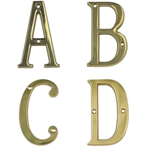 AMIG letra d - 4 laton 2882 amig , Letras Latón Latón Pulido de la marca Amig.