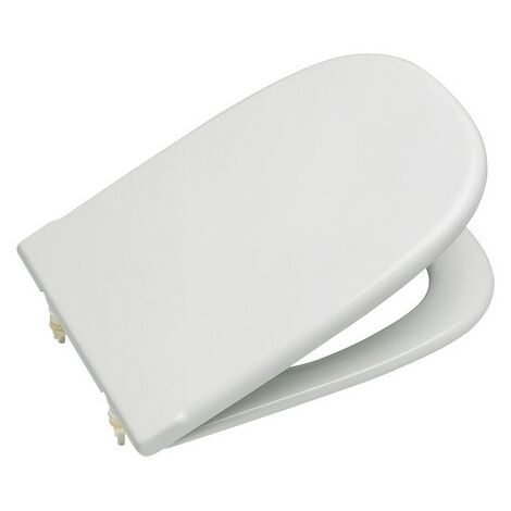 Tapa y Asiento para inodoro ROCA Dama con bisagras - Retro Blanco