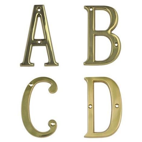 AMIG letra c - 4 laton 2881 amig , Letras Latón Latón Pulido de la marca Amig.