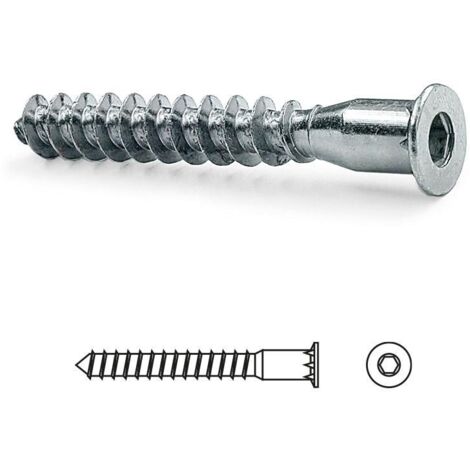 tornillo autorroscante. acero. zincado brillante. rosca gruesa para madera
