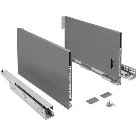 cajón qube h250 extracción total acabados antracita/blanco m350-m500 acabado antracita medida cajón 450