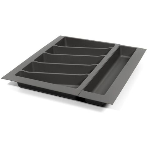 cubertero modelo auro para cajón módulo 300 - 1000 acabado antracita/blanco acabado antracita modulo modulo 500