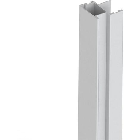 perfil tirador modelo nila sp19 plata mate / blanco / negro mate sp19 2,60m acabado negro mate (barra 2)