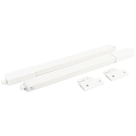 juego de varillas rectangulares para cajón qube acabado blanco medida cajón 550