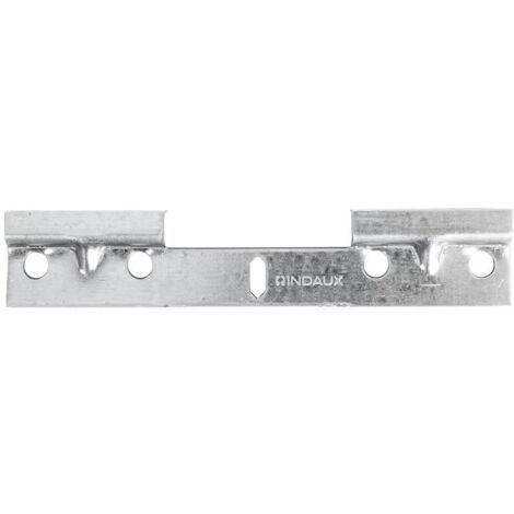 INDAUX placa doble 130 para colgador scarpi-4 zincado , 0UNIDADES