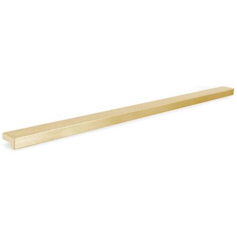 tirador aluminio modelo angle acabado laton oscuro dist. agujero dist. 256mm.
