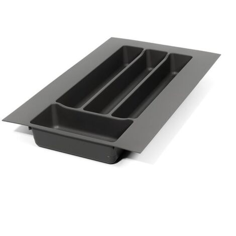 cubertero modelo auro para cajón módulo 300 - 1000 acabado antracita/blanco modulo modulo 300 acabado antracita