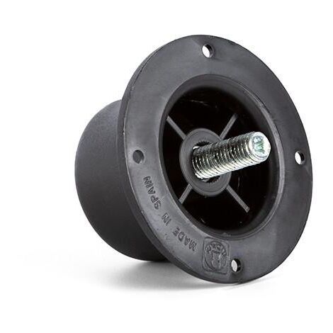 INDAUX pata niveladora sandy m8 acabado negro altura 65-100mm (1/3)