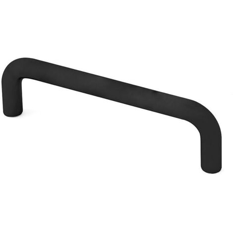 tirador zamak modelo geno l105 c96 acabado negro mate, gris ral, cromo acabado negro mate
