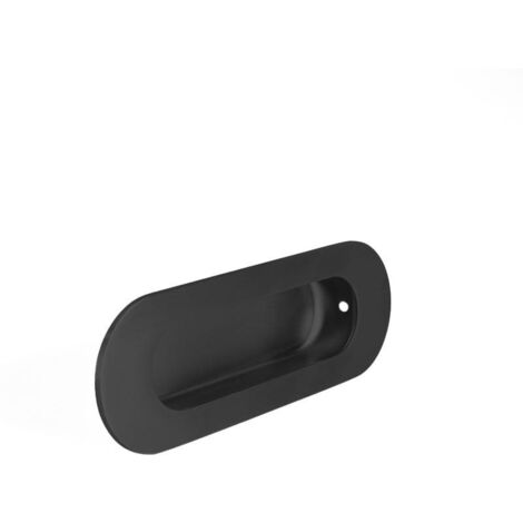 HERRAJES ALK tirador uñero puerta corredera 120x40 negro inox (1/2)