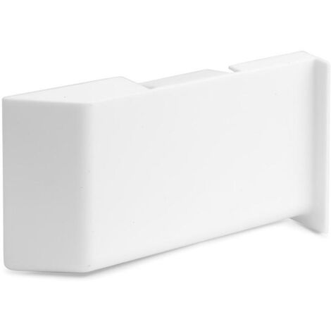 tapa plástico scarpi-4 blanco / antracita mano izquierda acabado blanco