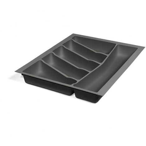 cubertero modelo auro para cajón módulo 300 - 1000 acabado antracita/blanco modulo modulo 450 acabado antracita
