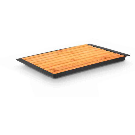 TABLA CORTAR PAN NEGRA 38X27CM KINVARA