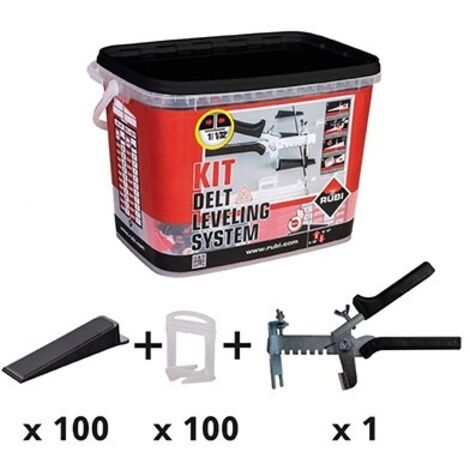 KIT DELTA LEVELLING SYSTEM BRIDA 1MM V2