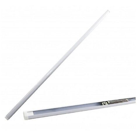 EPID riel visillo oval blanco 60/90cm , Riel visillo oval extensible de color blanco ideal para el montaje de cortinasMedidas 600/900x10x15 mm