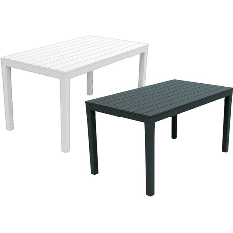 PROGARDEN mesa sumatra blanca 138x78 cm , Mesa 138 x 78 cm Sumatra blancaMesa Resina Lamas SumatraColor: blancaMedidas: 138 x 80 x 72 cmRealizada en polipropileno