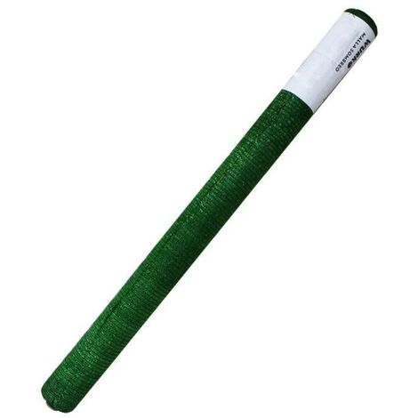 WURKO malla sombreo 95% verde 2 x 10 m , Malla para sombreo y ocultación 95% de ocultación Color verde Longitud 10 mts.