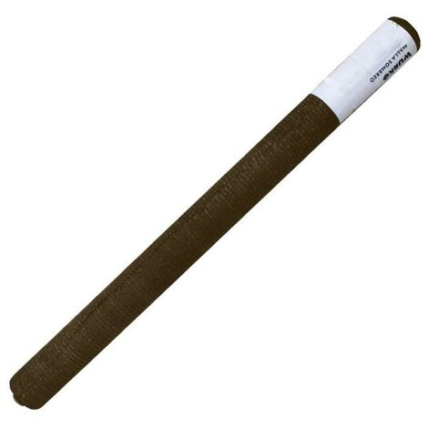 WURKO malla sombreo 95% marron 1 x 10 m , Malla para sombreo y ocultación 95% de ocultación Color marrón Longitud 10 mts.