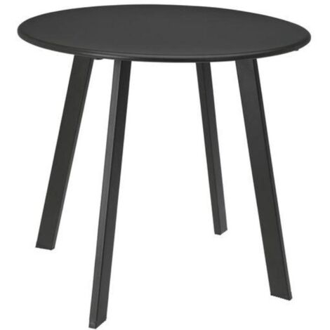 MESA BAJA METAL GRIS OCURO  50xH45 CM