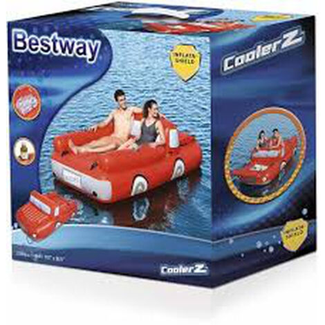 BESTWAY camion hinchable + nevera 280x149 cm 43192 , Camión hinchable + nevera 280 x 149 cm 43192. -Capacidad máxima de carga: 180 kg. -Número máximo de personas: dos adultos. -Tam