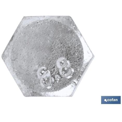 COFAN din-933 c-8.8 m-8 x 120 z   caja 50 unid. , Tornillo cabeza hexagonal DIN-933, rosca total, clase 8.8, acabado Zincado. Medidas desde M-4 hasta M-24