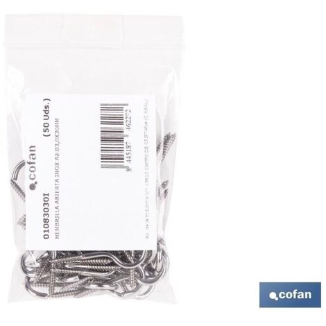 Viti DIN-571 C-6 M-6 X 60mm - Confezione Da 200 Pezzi In Acciaio Inox - Foto 8