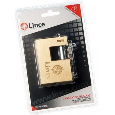 LINCE lince candado laton 700-90 cierre persiana , lince candado laton 700-90 cierre persiana (1/4)