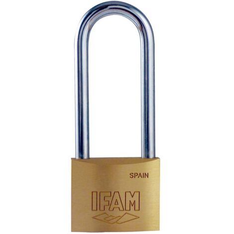Candado Seguridad 40Mm Arco Extra Largo Laton K40Ael Laton Ifam