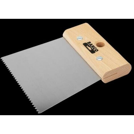 Espátula Encolar Dentada Triangular Madera 2212120 mm (1/3)