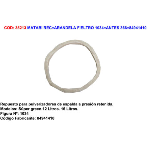 Matabi Recarandela Fieltro 1034 Antes 36684941410