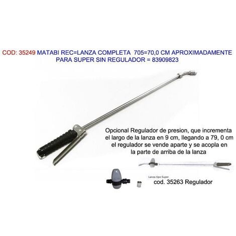 Repuestos Matabi Lanza Completa Matabi Super Agro 16,Lanza