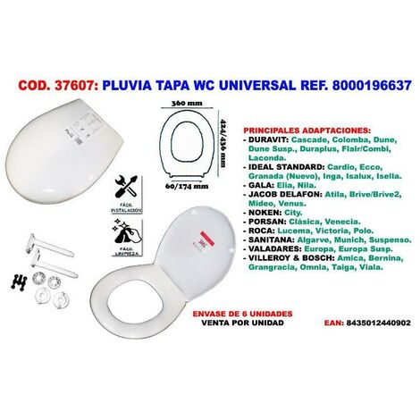 pluvia tapa wc universal ref. 8000196637