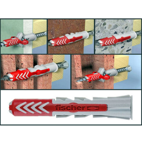 Taco fischer duopower ø8x40mm s+tornillo ø5,5x50mm caja 50 unid.